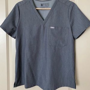 Figs Graphite Catarina one pocket scrub top